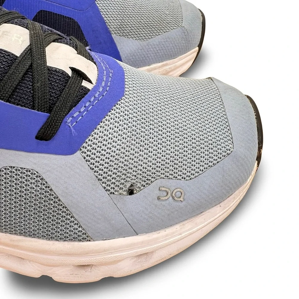 On Cloudrunner Running Shoes Womens Size 7 Blue Grey CloudTec Athletic Sneakers